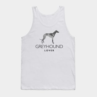 Greyhound Dog Lover Gift - Ink Effect Silhouette Tank Top